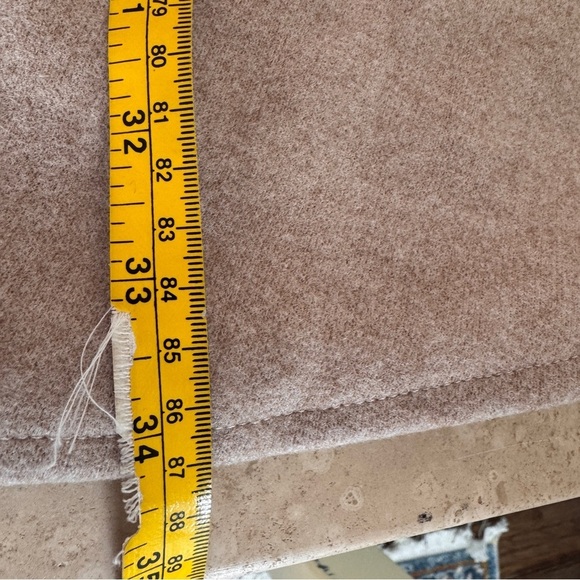 OGL Cashsoft Wool Like Flared Maxi Heather Oatmeal Beige Womens Size XS - Picture 11 of 16